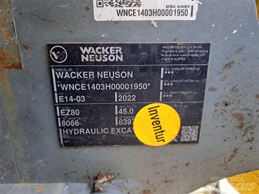 Wacker Neuson EZ80 대형 굴삭기 29톤 이상