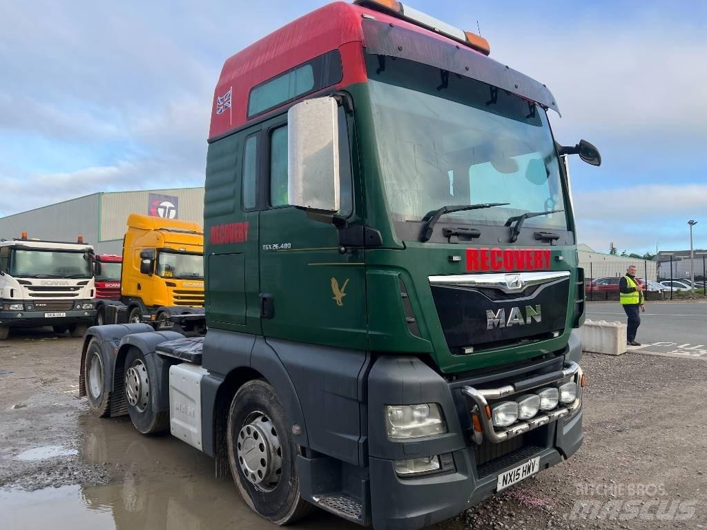 MAN TGX 26.480 트랙터 유닛
