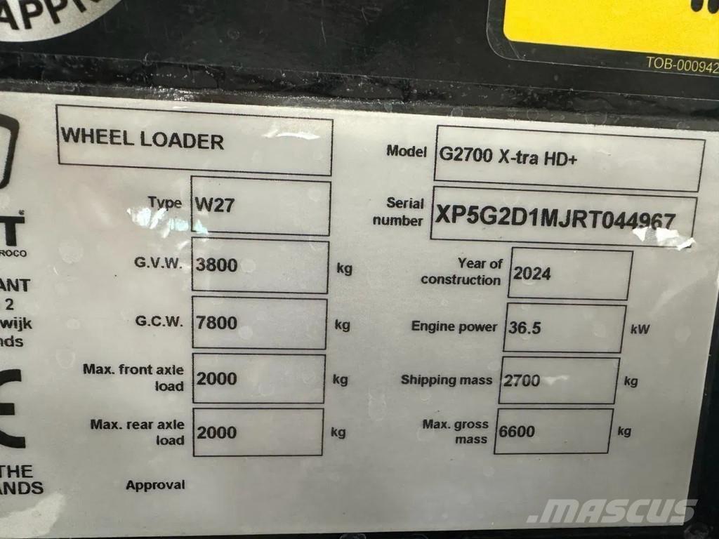 GiANT G2700HD+ 미니 로더