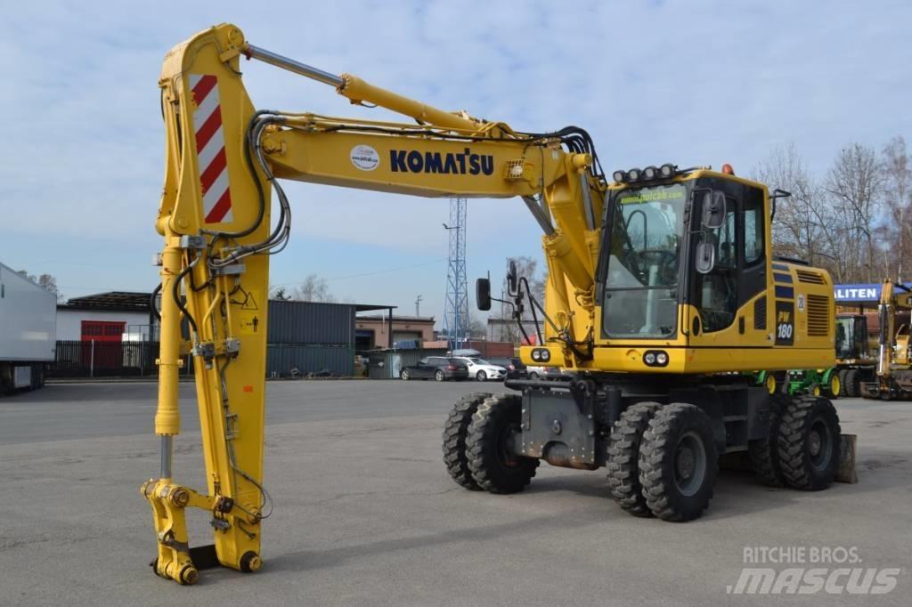 Komatsu PW 180-10  휠 굴삭기