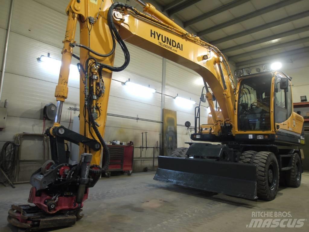 Hyundai R 160 W-9A  휠 굴삭기