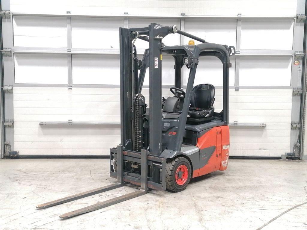 Linde E12-02 전동 지게차