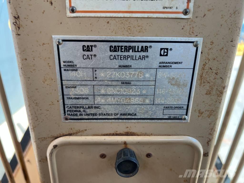 CAT 140H 그레이더