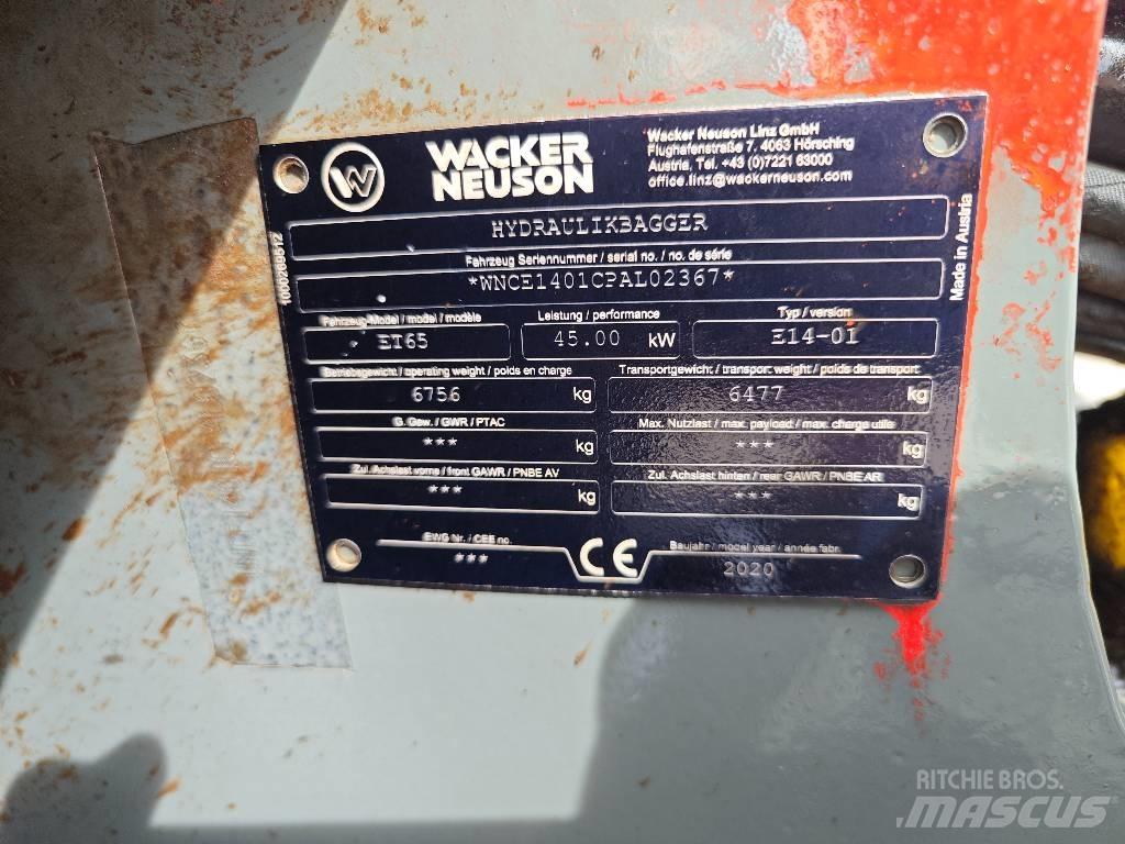 Wacker Neuson ET 65 대형 굴삭기 29톤 이상