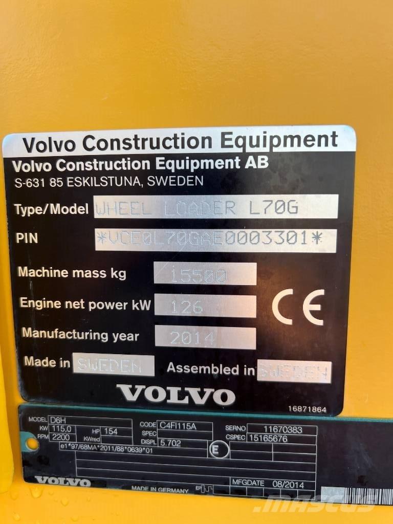 Volvo L 70 G  휠로우더