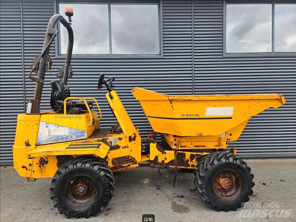 Thwaites 3 tonne 건설현장 덤프트럭