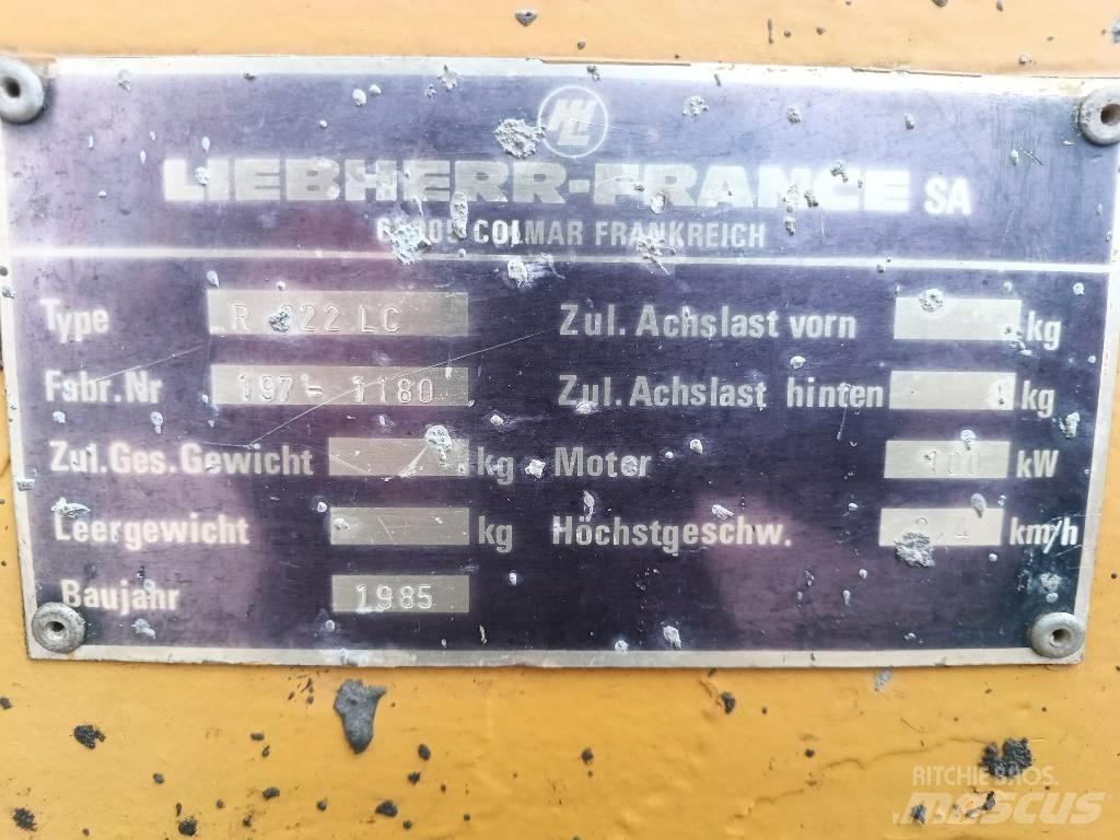 Liebherr R 922 L 대형 굴삭기 29톤 이상