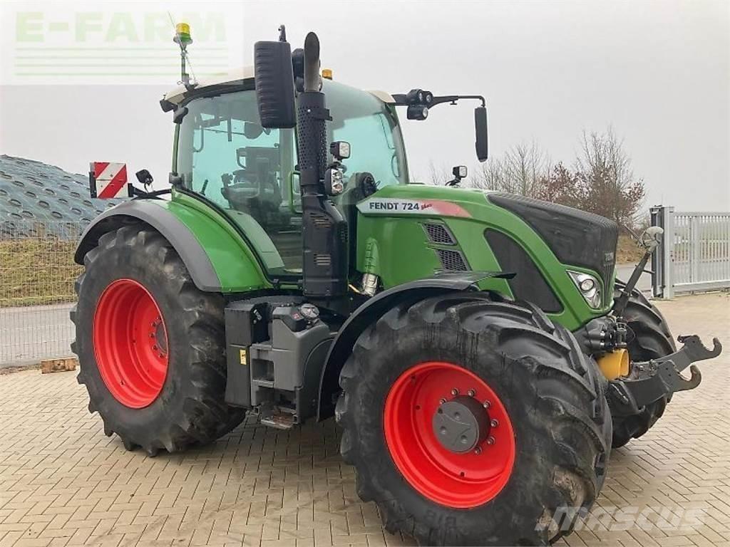 Fendt 724 s4 profi+ 트랙터