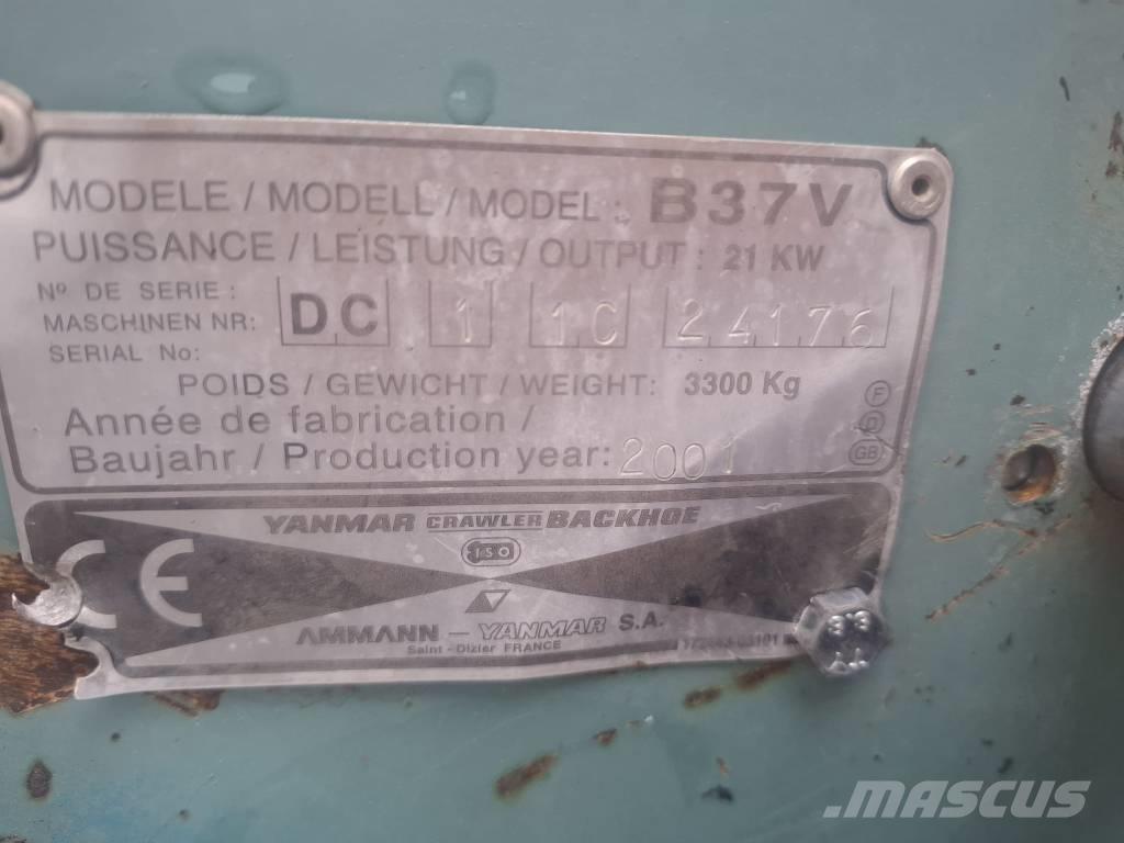 Yanmar B 37 V 소형 굴삭기 7톤 미만