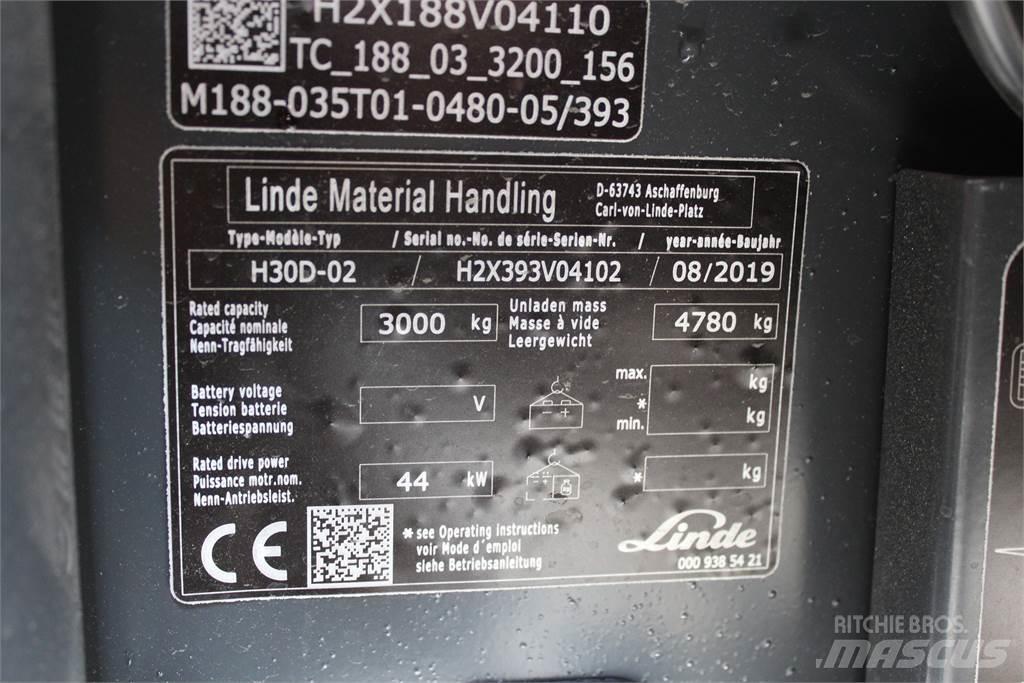 Linde H30D 디젤 지게차