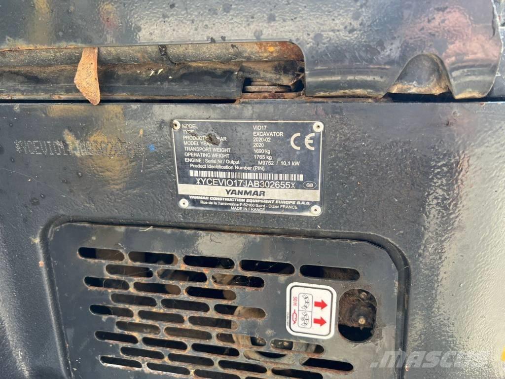 Yanmar Vio 17 소형 굴삭기 7톤 미만