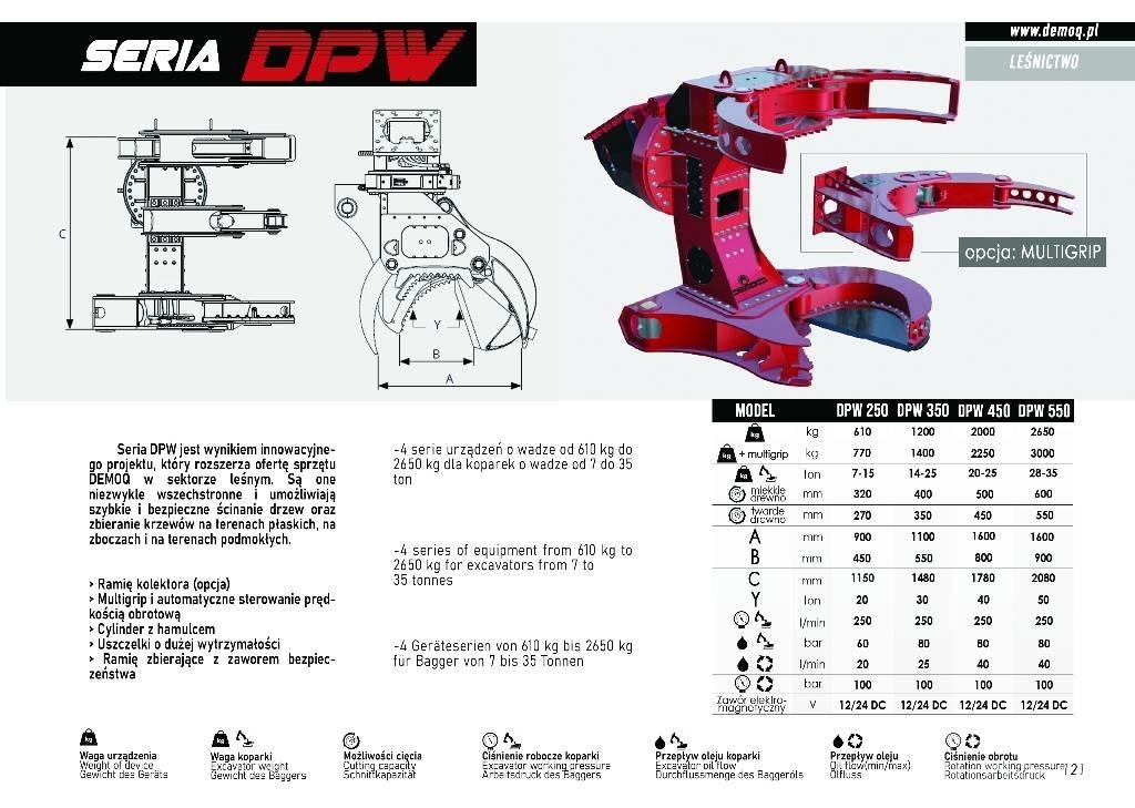  DEMOQ DPW250 원목집게
