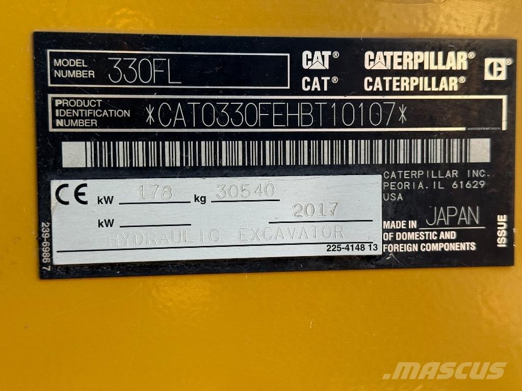 CAT 330 FL 대형 굴삭기 29톤 이상
