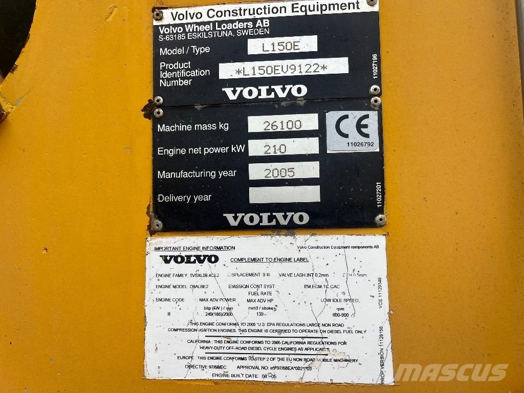 Volvo L 150 E  휠로우더