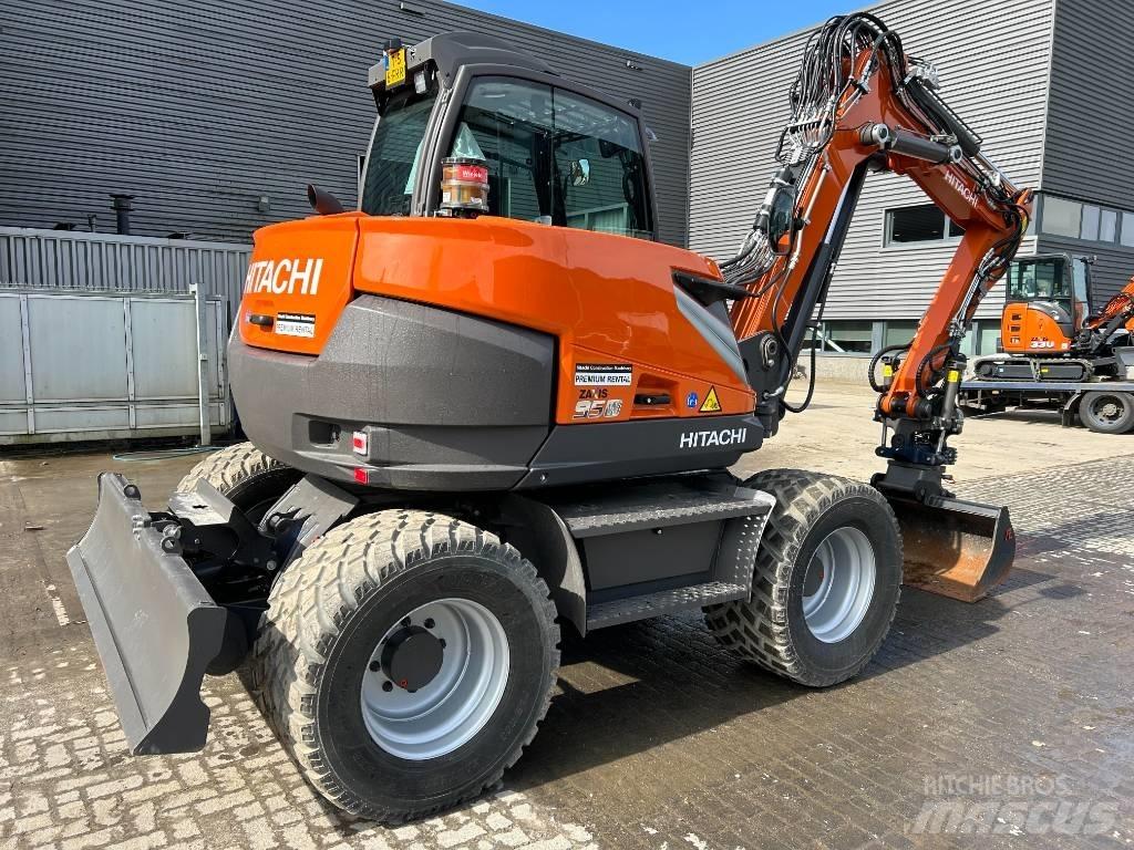 Hitachi ZX95W  휠 굴삭기