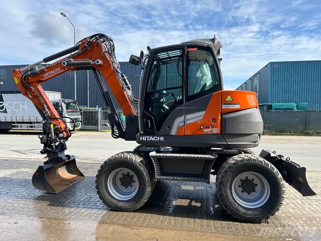 Hitachi ZX95W  휠 굴삭기