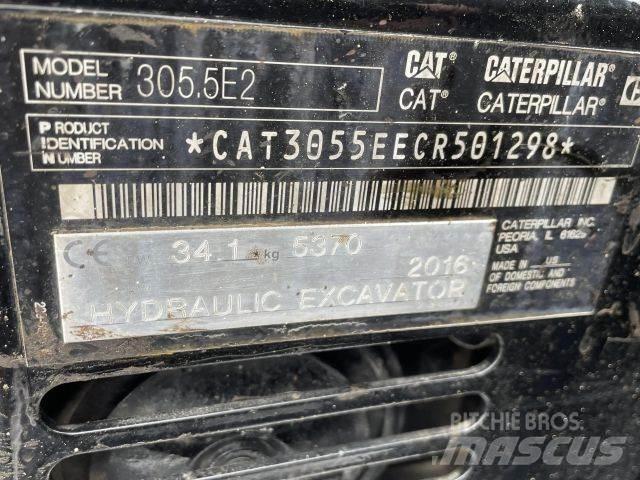 CAT 305,5 E2 소형 굴삭기 7톤 미만