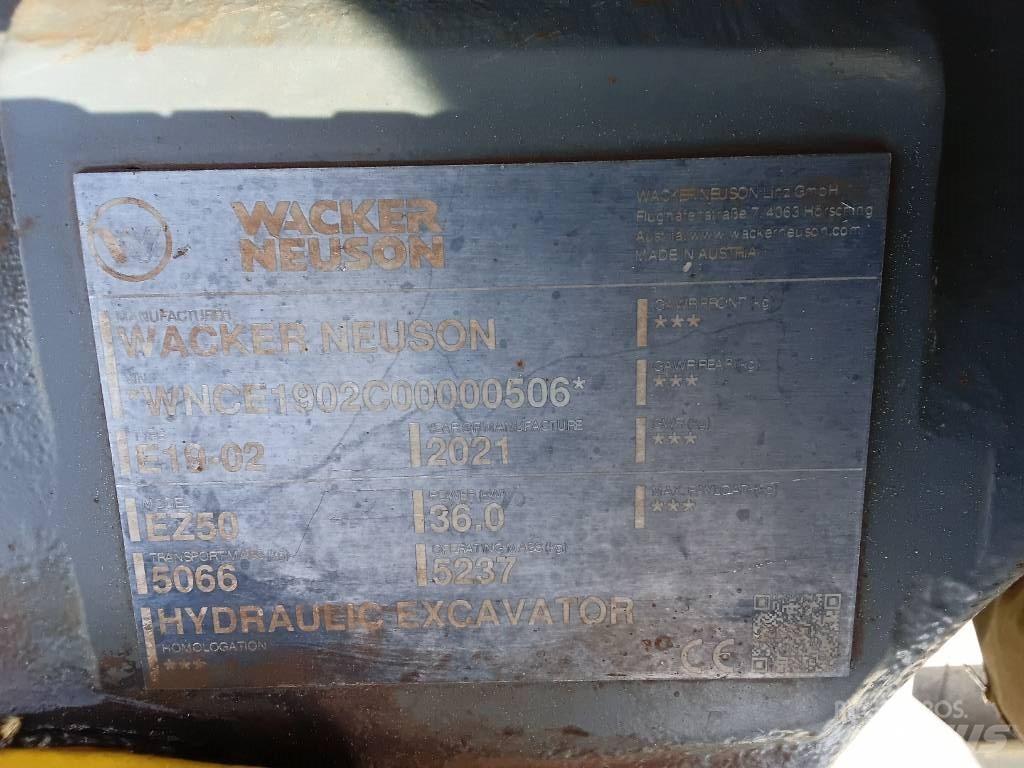 Wacker Neuson EZ50 대형 굴삭기 29톤 이상