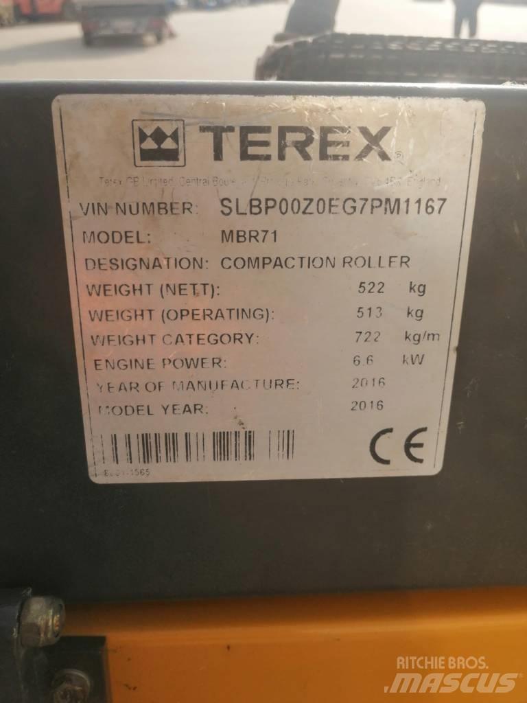 Terex MBR71 싱글 드럼 롤러