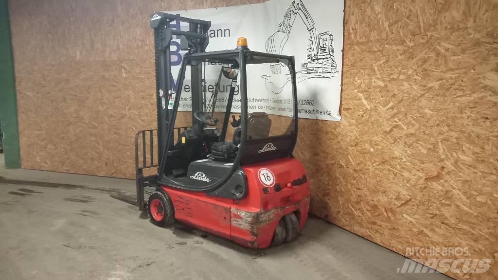 Linde E16C-02 전동 지게차