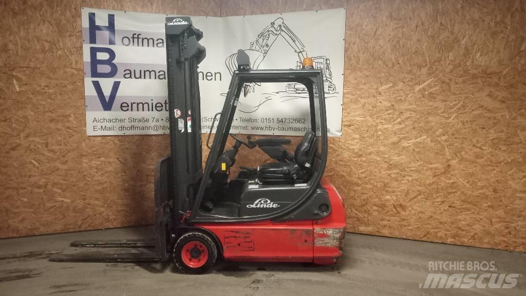 Linde E16C-02 전동 지게차