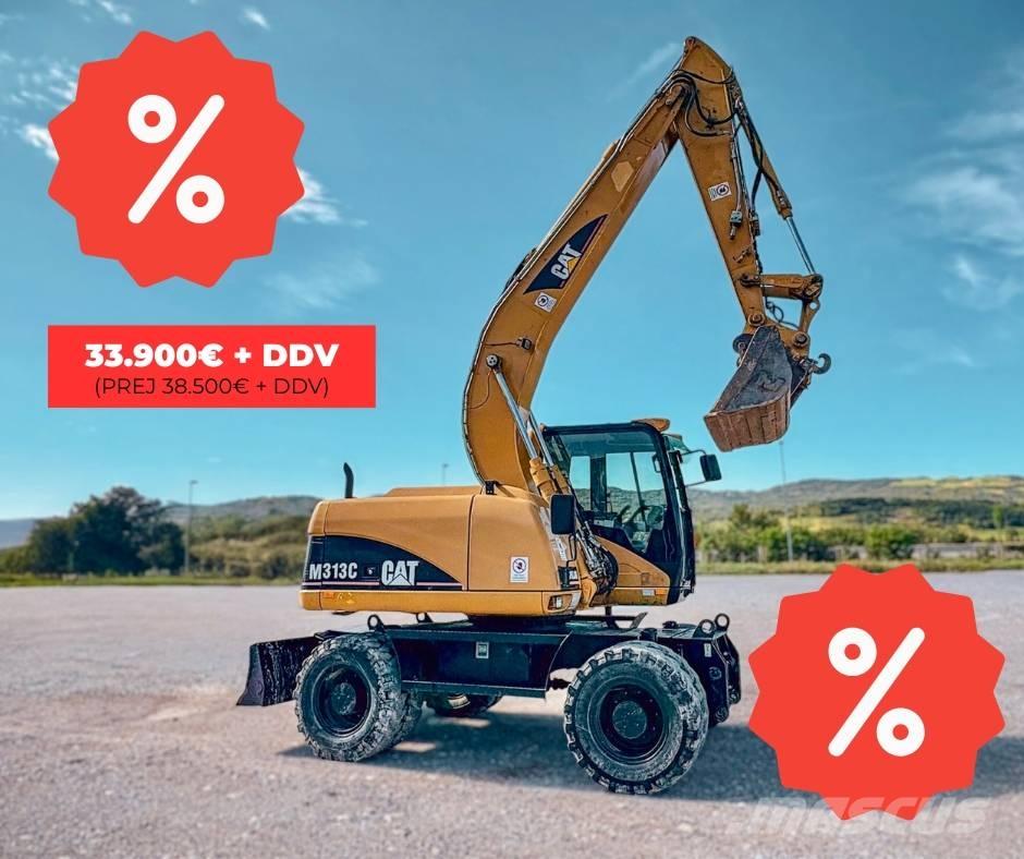 CAT M 313 C  휠 굴삭기