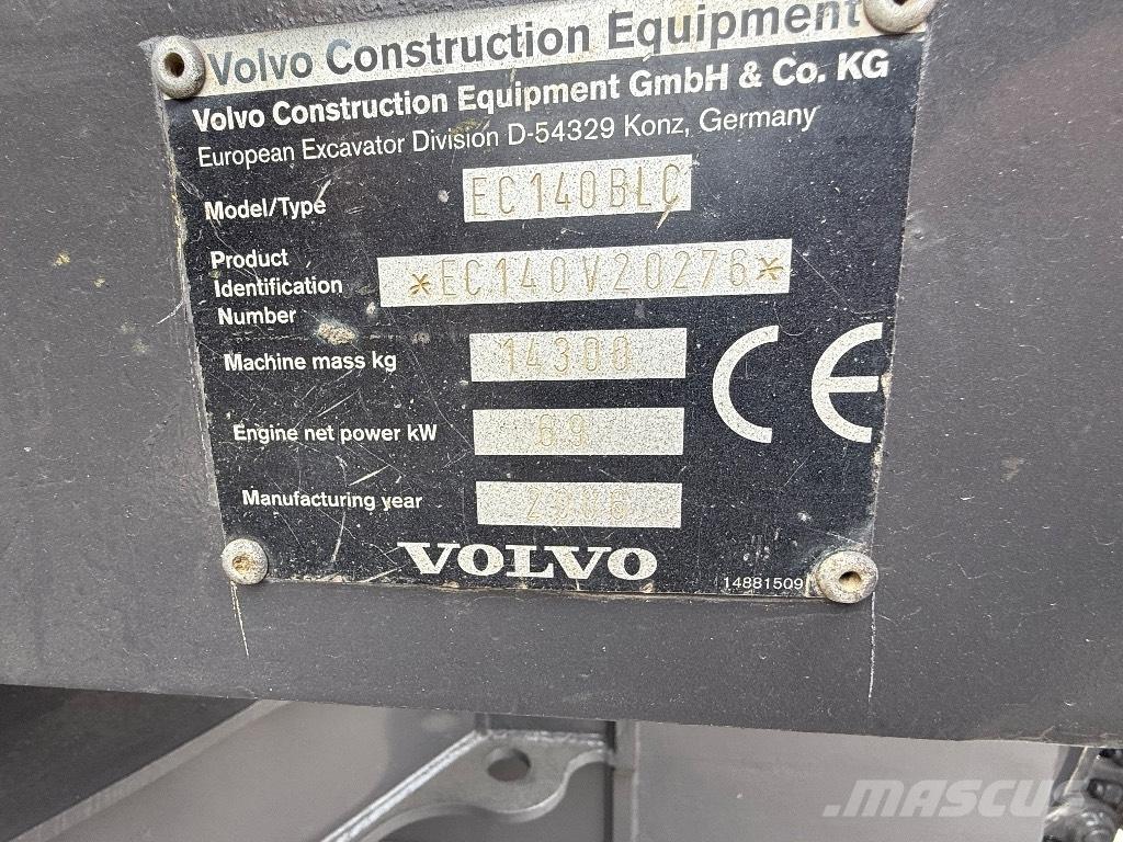 Volvo EC 140 B 대형 굴삭기 29톤 이상