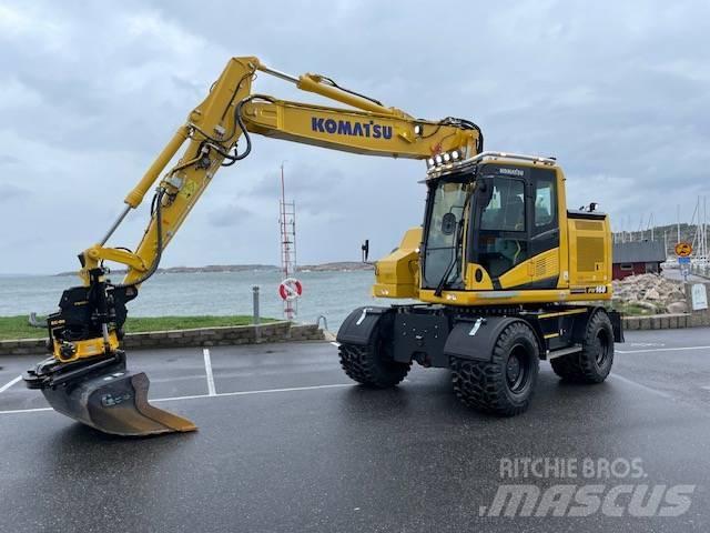 Komatsu PW168-11  휠 굴삭기