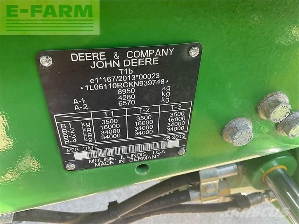 John Deere 6110r 트랙터