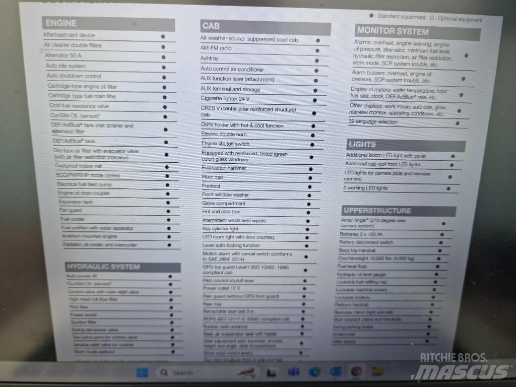 Hitachi ZX 210 LC-6 대형 굴삭기 29톤 이상