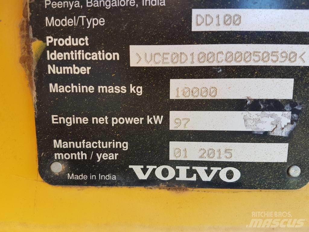 Volvo DD100 트윈 드럼 롤러