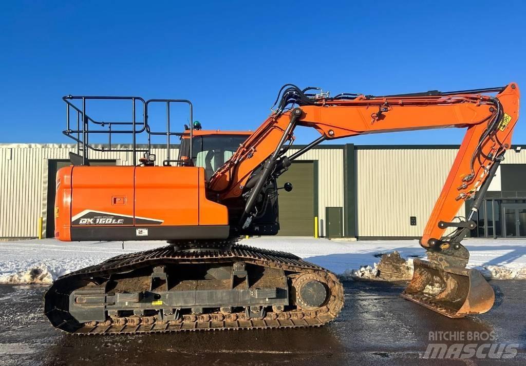 Develon DX160LC-7K 대형 굴삭기 29톤 이상