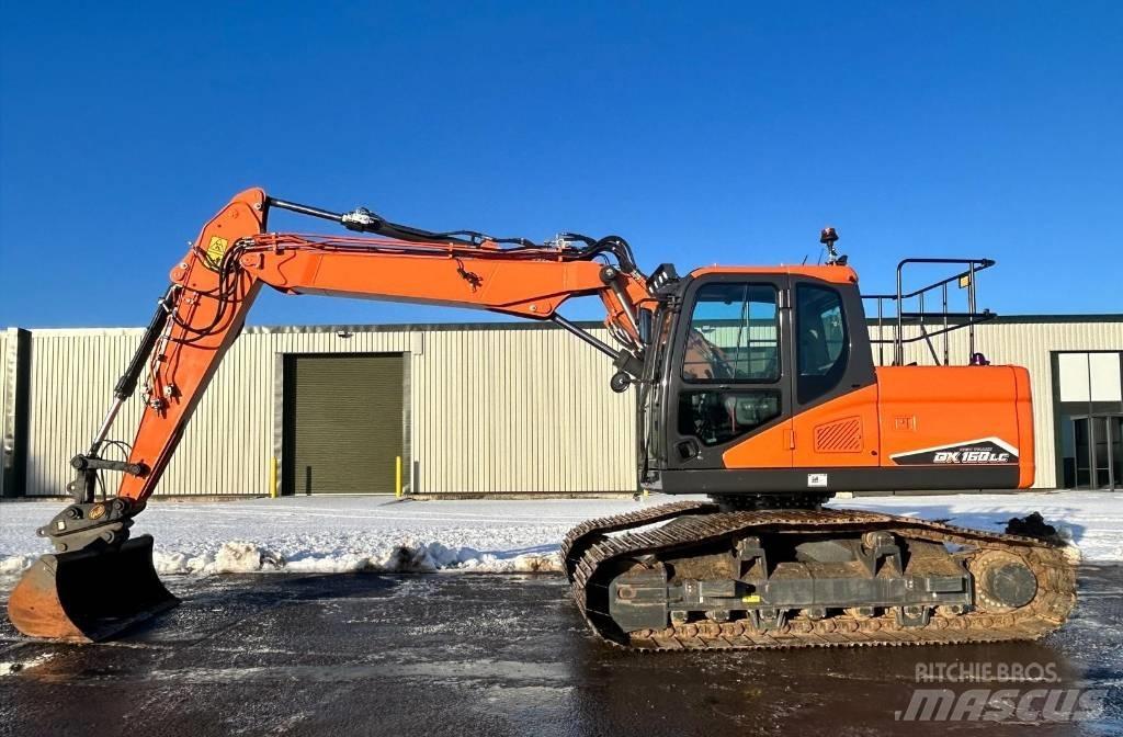 Develon DX160LC-7K 대형 굴삭기 29톤 이상