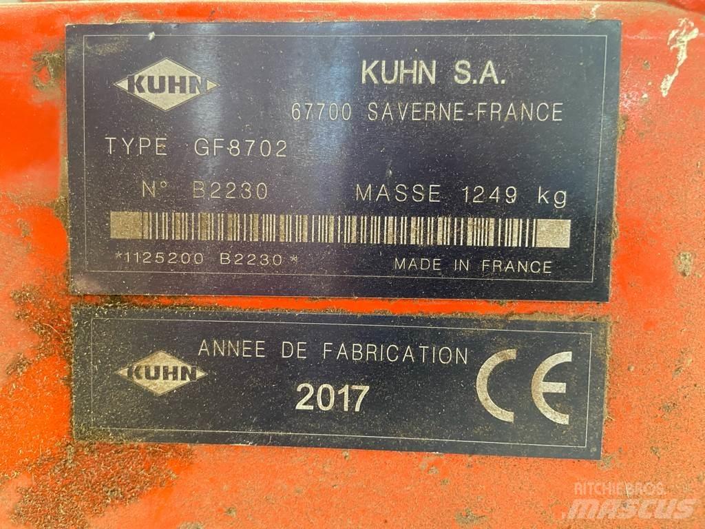 Kuhn GF8702 갈퀴 및 테더