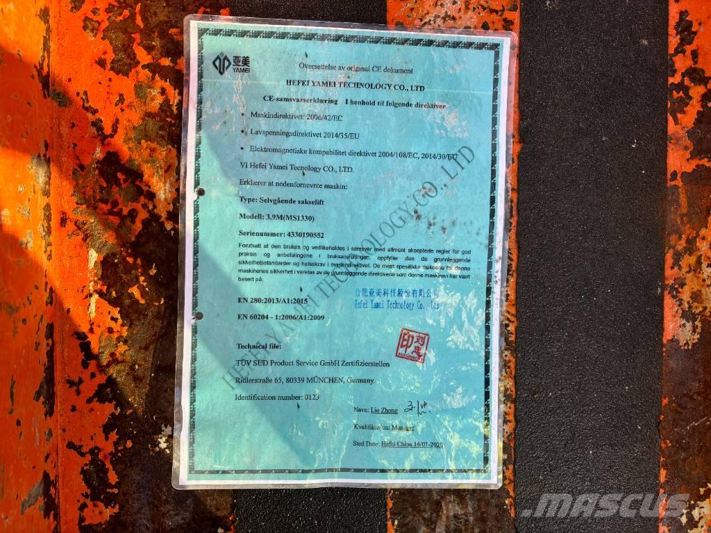 Yamei MS1330 가위형 리프트