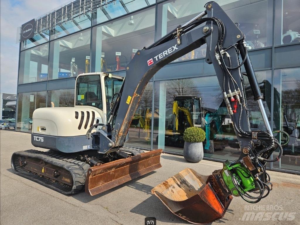 Terex TC 75 중형굴삭기 7톤-28톤