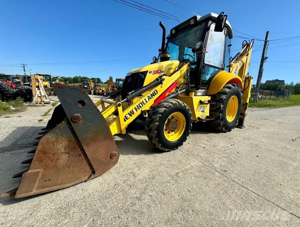 New Holland B 90 B 백호로더