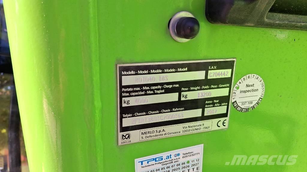 Merlo Roto 40.18 텔러 핸들러