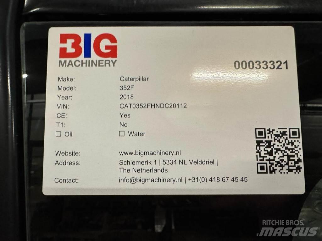 CAT 352F 대형 굴삭기 29톤 이상