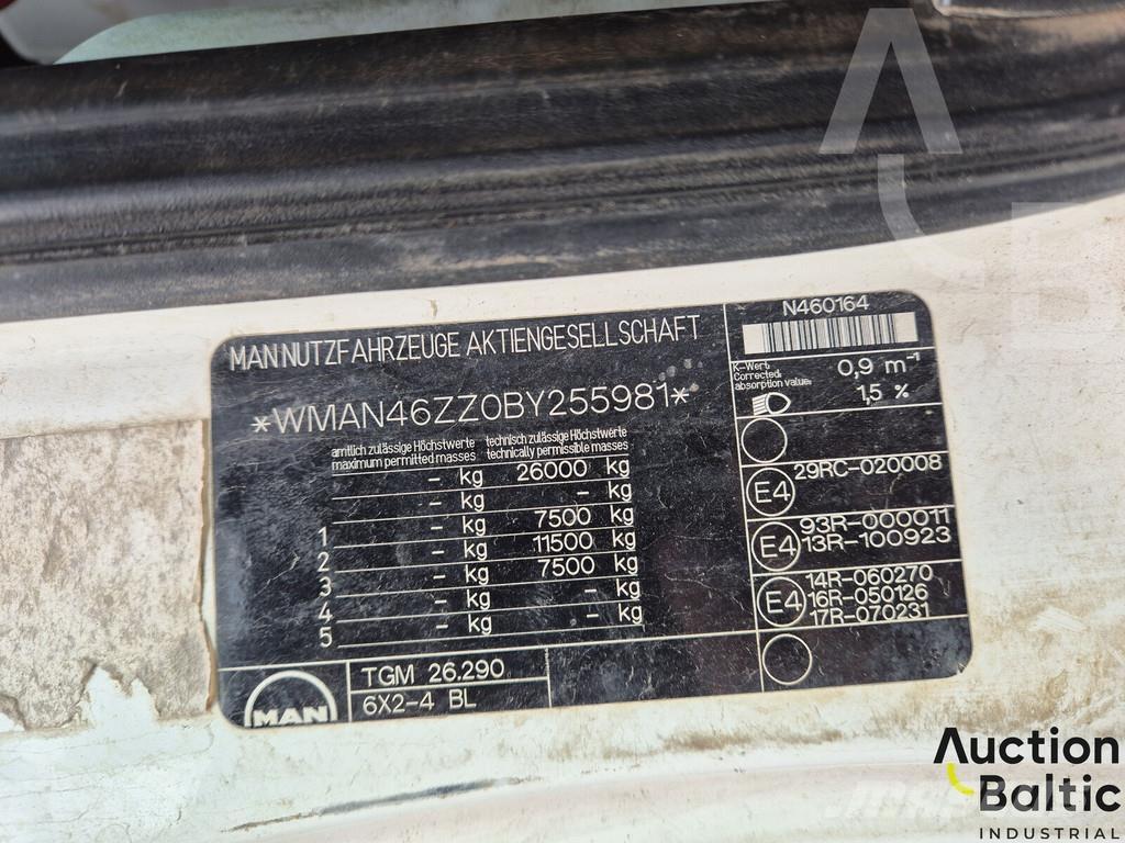 MAN TGM26.290 폐기물 수거 트럭