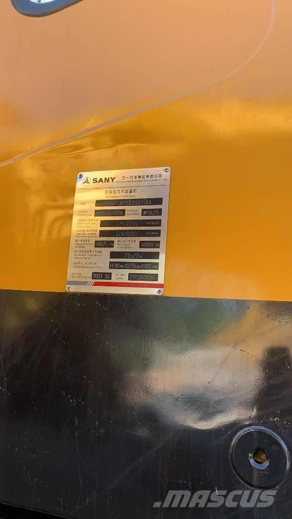 Sany 750s A/T 크레인