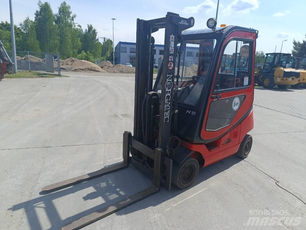 Linde H 18 T-03 LPG 지게차