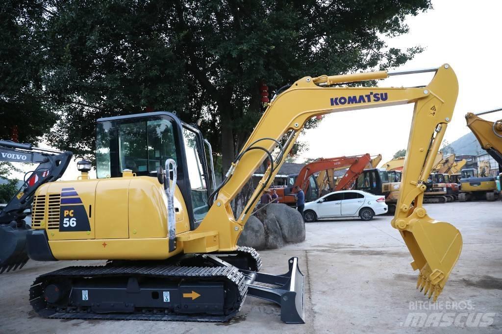 Komatsu PC 56-7 소형 굴삭기 7톤 미만