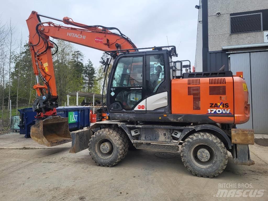 Hitachi ZX170W-6  휠 굴삭기