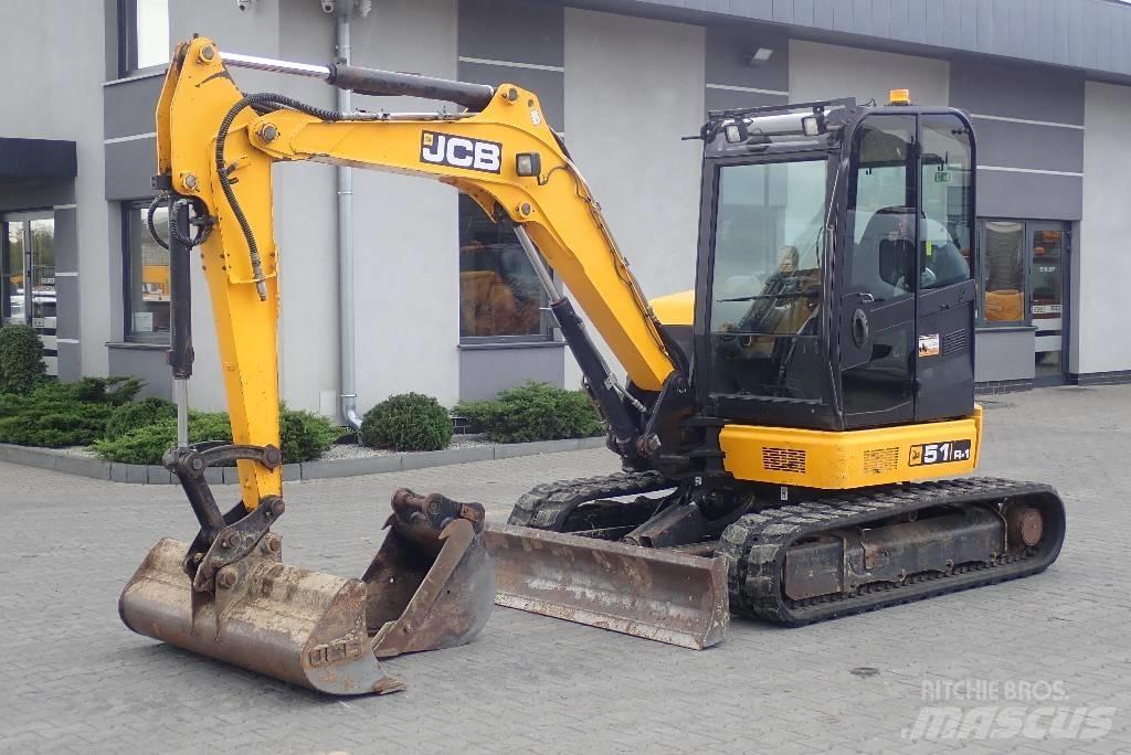 JCB 51 R-1 소형 굴삭기 7톤 미만