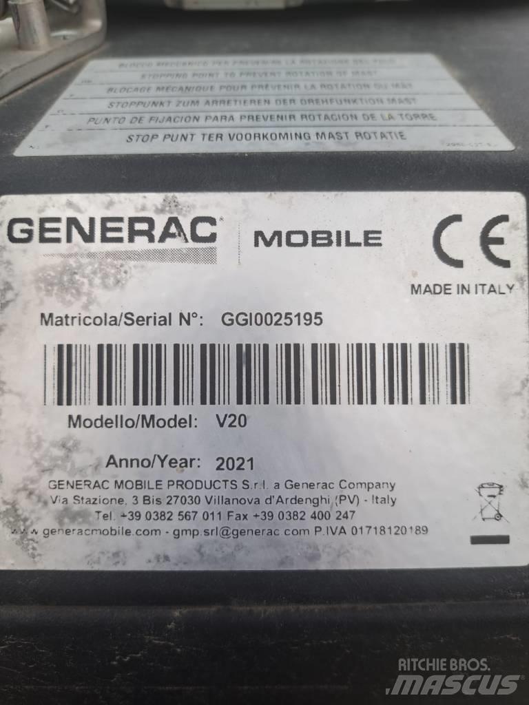 Pramac Generac V20 조명타워
