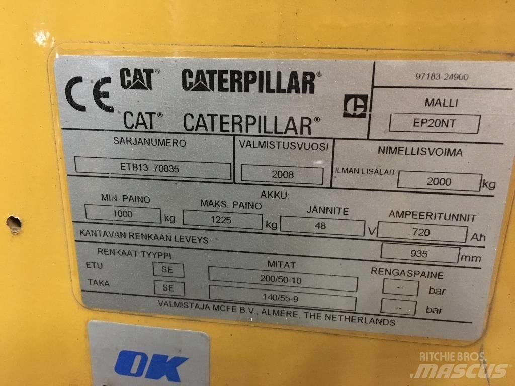 CAT EP 20 NT 전동 지게차