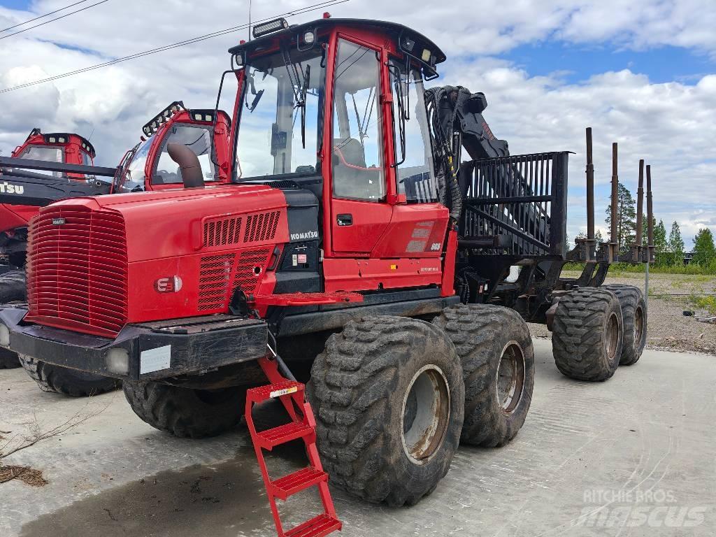 Komatsu 865 원목 포워더