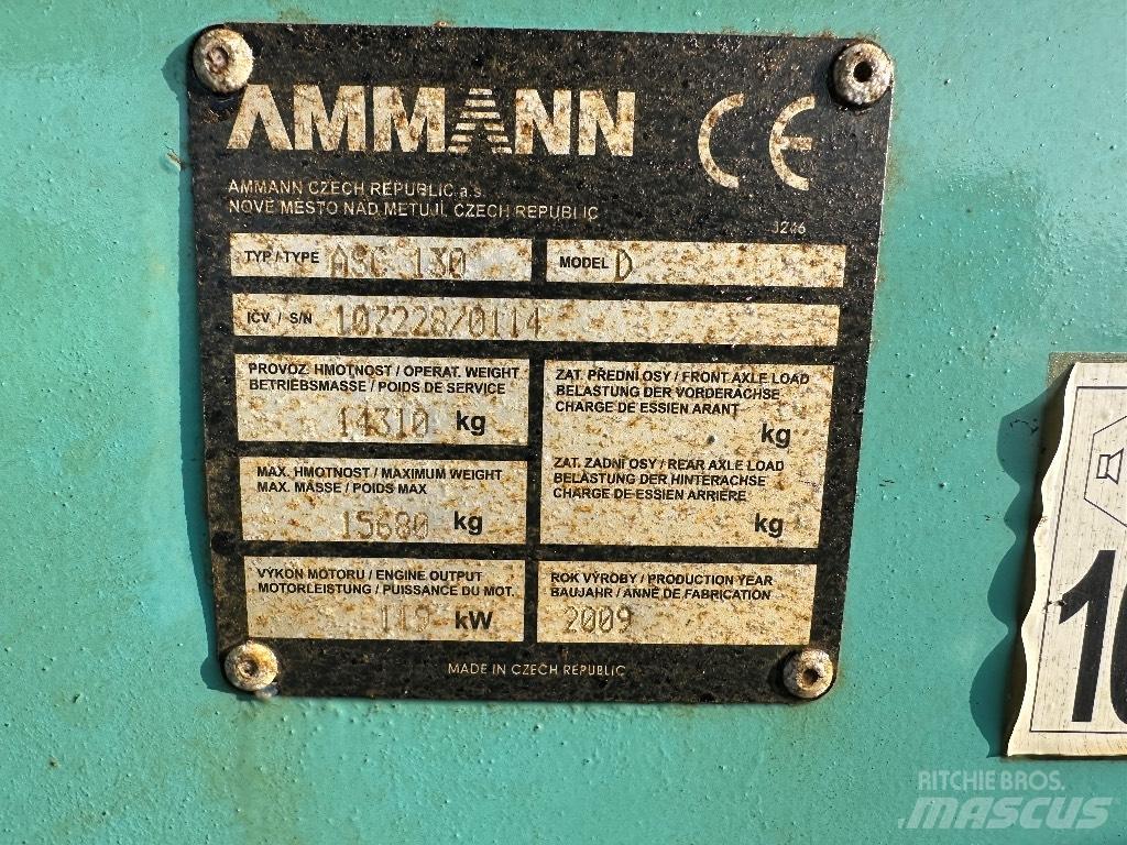 Ammann ASC 130 싱글 드럼 롤러