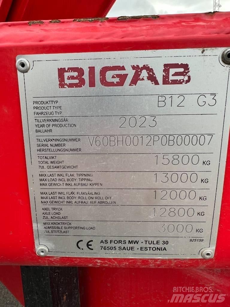Bigab B 12 다목적 트레일러